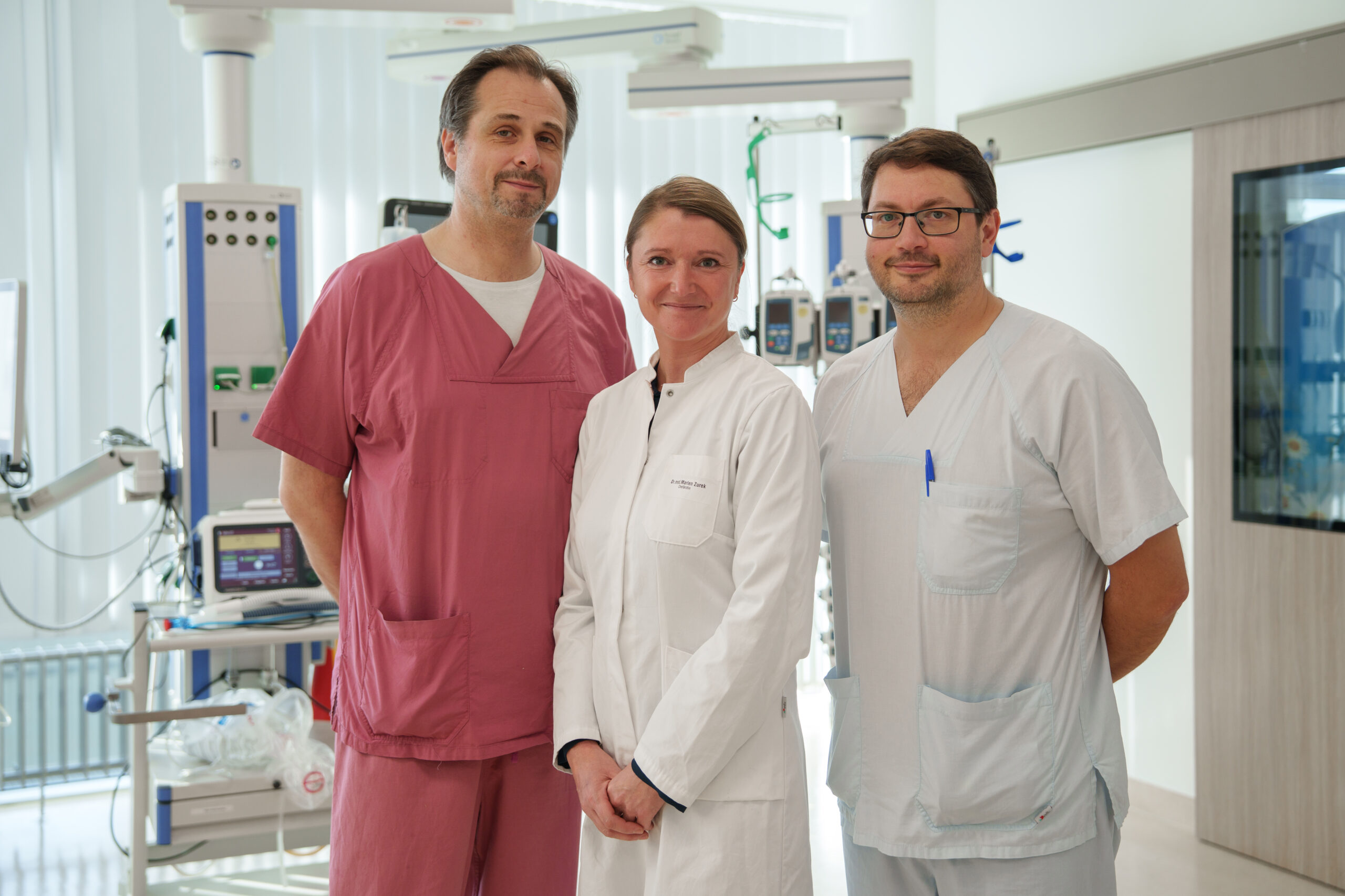 Dr. med. Michael Pohl, Dr. med. Marlen Zurek und Dr. med. Tillmann Wallborn